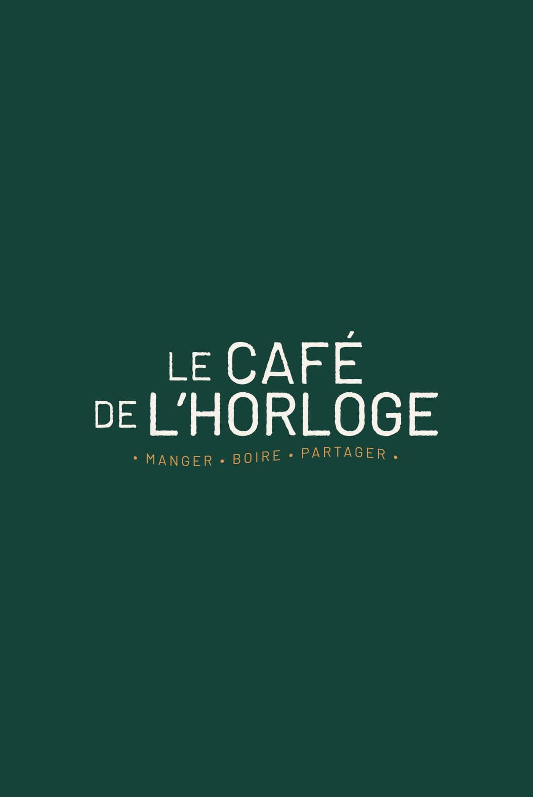 Studio Lab, agence créative de bordeaux, projet de : Café de l'Horloge