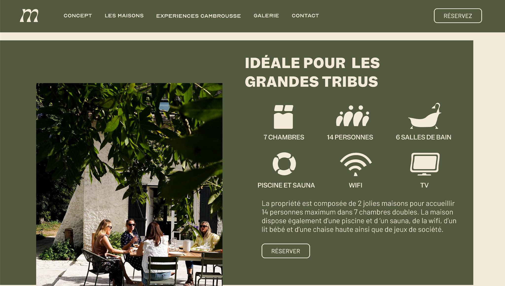 'Studio Lab, agence créative de bordeaux, projet de :' Maisons Cambrousse