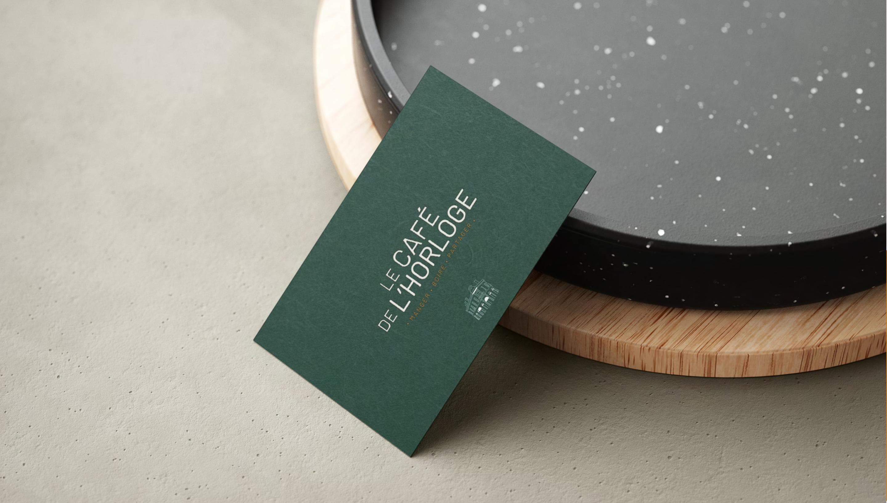 Studio Lab, agence créative de Bordeaux, projet de : Café de l'Horloge